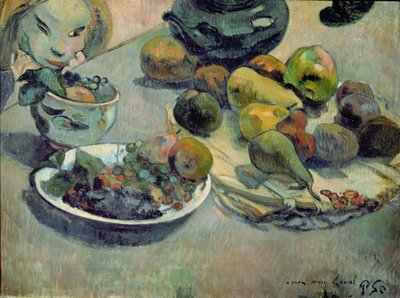 Stilleven met fruit, 1888 door Paul Gauguin